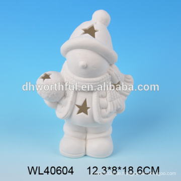 2016 meistverkaufte keramische weihnachtsfigur, weiße porzellan weihnachten teelicht ornamente